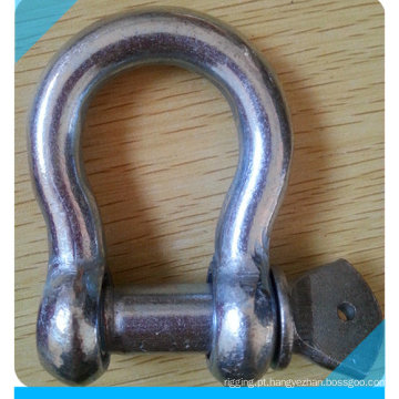 Zincado tipo Commerical nos digite Bow Shackle